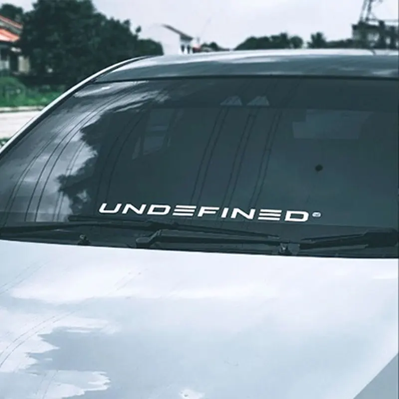 Multi-size Car Stickers Vinyl Waterproof Personalized Letters Car Decoration Accessories Non-fading Decals