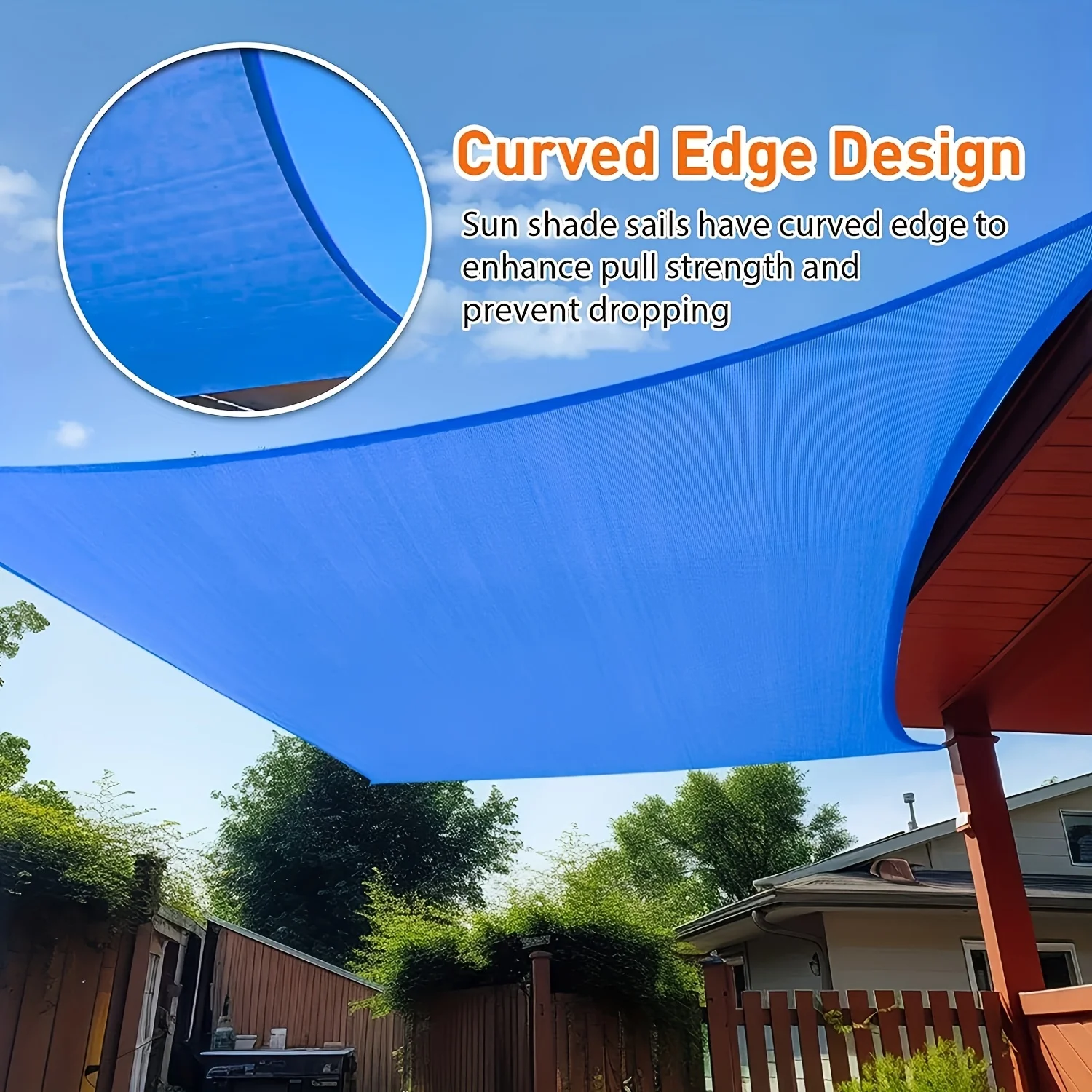 Voiles d'ombrage bleues 12x16  - Outdoor Furniture Hdpe avis et prix