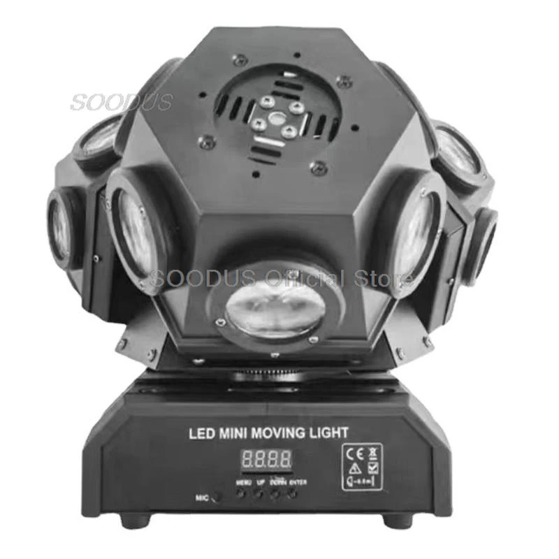 Imagem -06 - Dmx Led Moving Head Light Disco Ball Beam Iluminação para dj Festa de Natal Luzes de Iluminação para Festas 220w