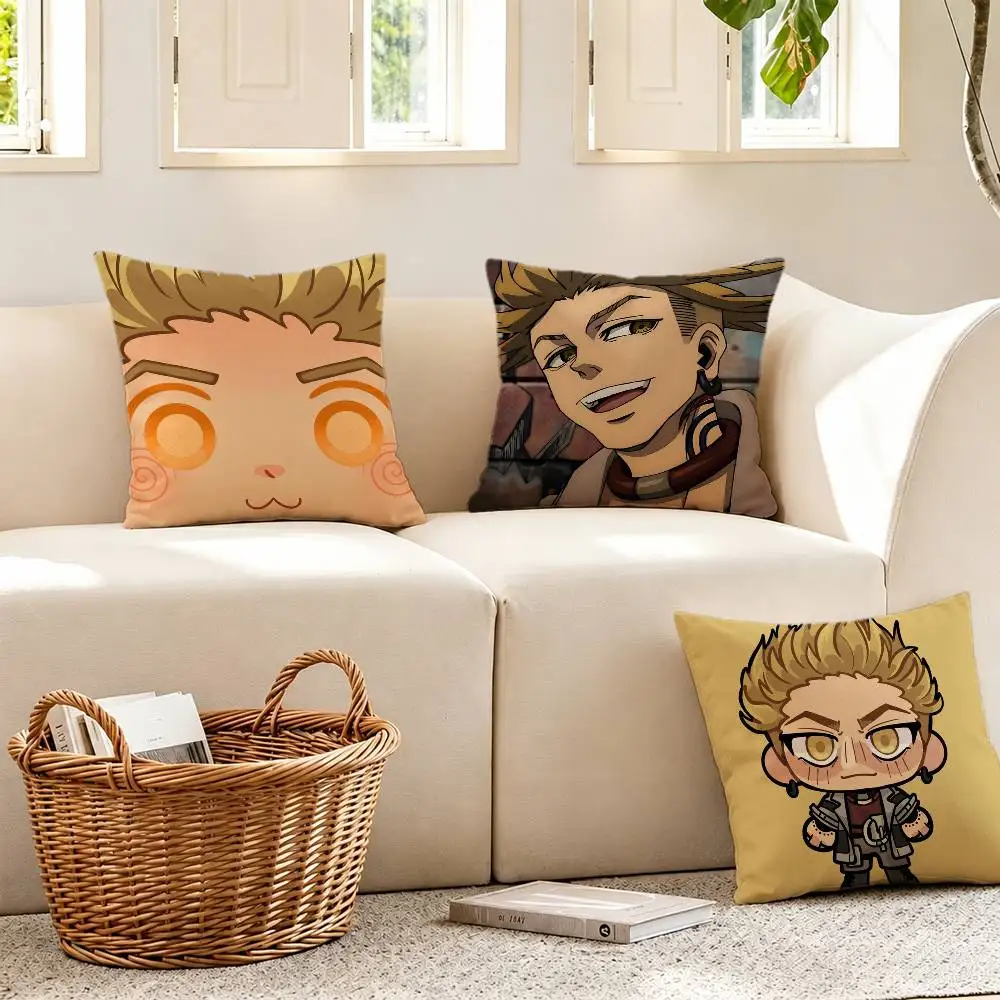 Enjin Anime G-Gachiakuta Pillow Case for Sofa Living Room Home office Decor Protective Cover