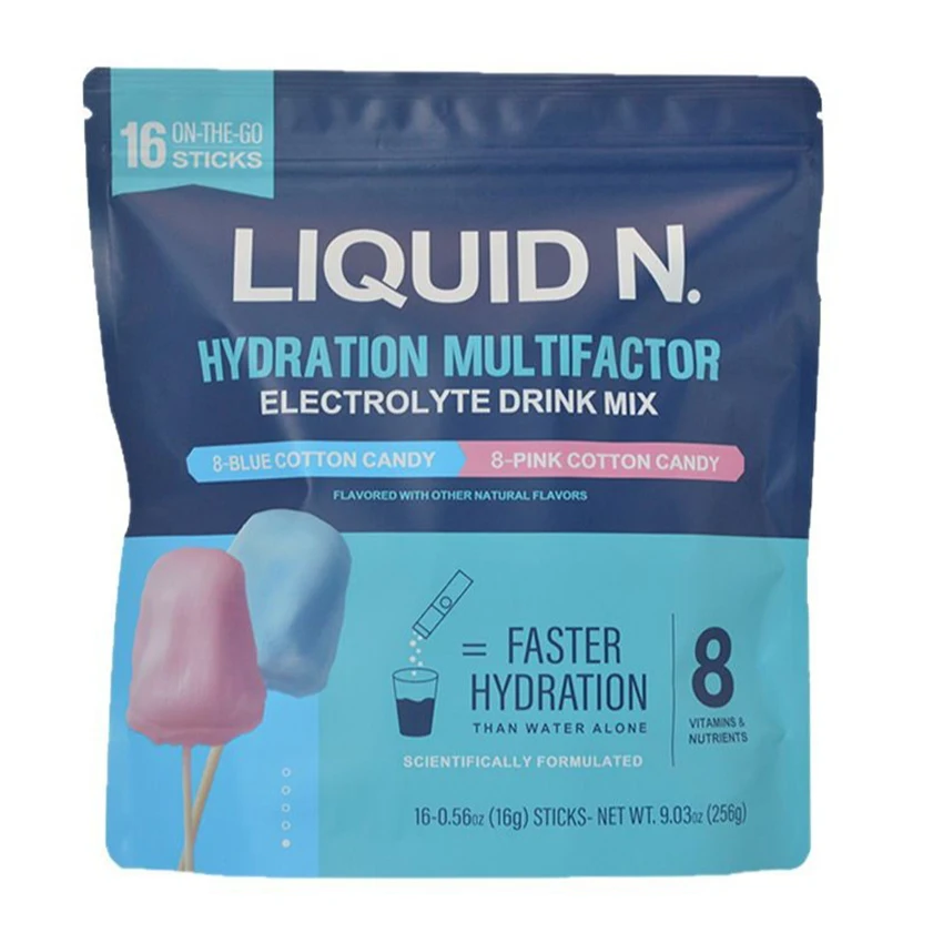

Hydration Multiplier Electrolyte powder packets | Cotton Candy | Electrolyte Powder Drink Mix 16 Servings - Non-GMO, Gluten Free