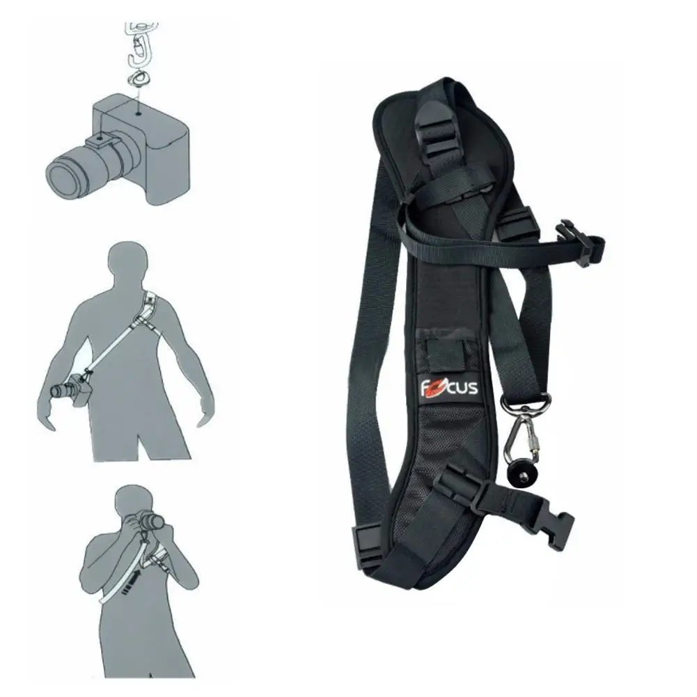 New High Quality For Focus F-1 Quick Carrying Sling Soft Black Shoulder Strap For Camera Neck Sling DSLR Sling