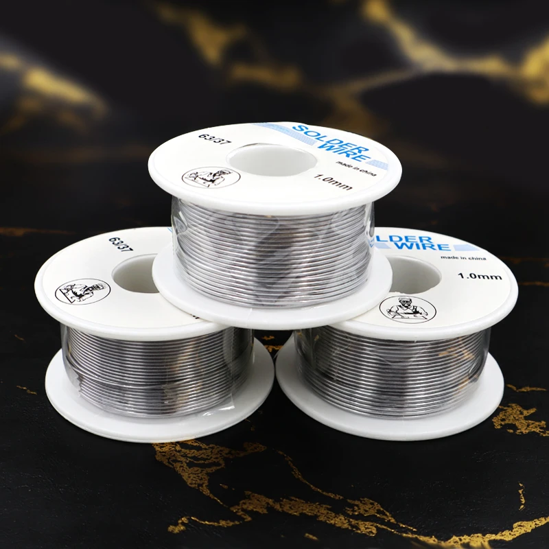 Solder Wire 50g 1.0mm/0.8mm  Flux Rosin Core Weldring Tin Lead Roll Soldering Wire Tin Melt Rosin Wire Roll No-clean FLUX 2.0%