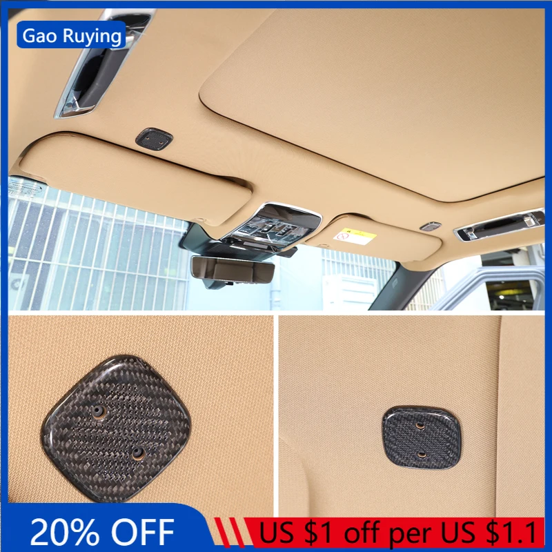 

Gao Ruying для Land Rover Range Rover Sports Vogue L460 23-25 из настоящего углеродного волокна, автомобильный звуковой динамик на крышу, накладка, автомобильные аксессуары