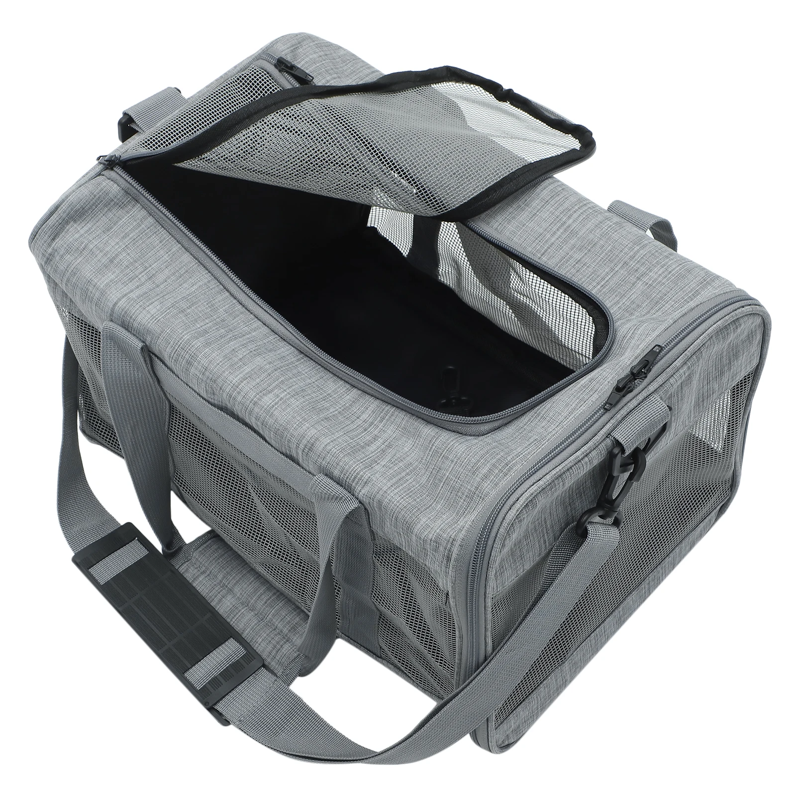 

Pet Backpack Carrier Bag Gray Travel Foldable Portable Pet Carriers Dog Pouch Outdoor Cat Container Container Kitten
