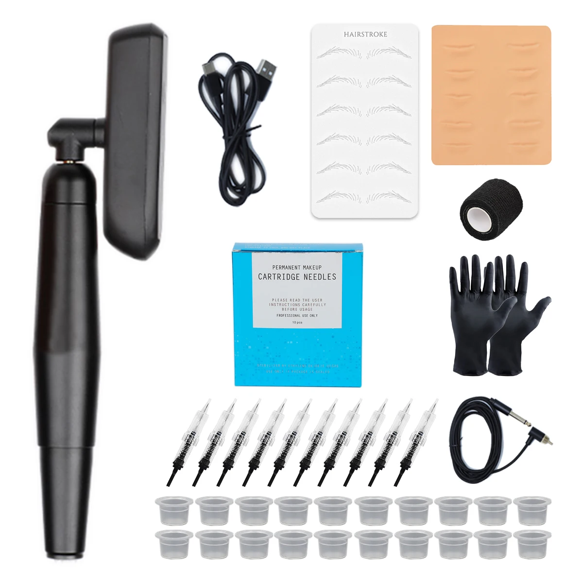 Tattoo Kit OEM Wireless PMU Machine Portable Professional Permanent Makeup Tattoo Machine Kit for Tattoo Beginner Sets Supplies