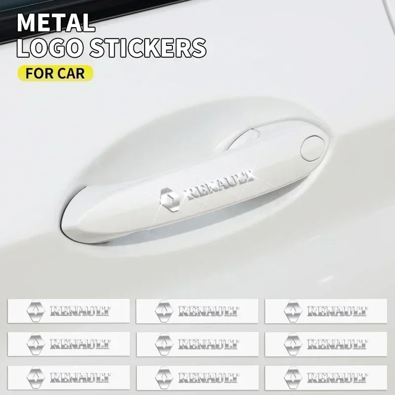 

3D металлическая декоративная наклейка-эмблема для автомобиля, аксессуары для интерьера Renault Megane 2 3 4 RS Grand Scenic Clio 4 Captur Duster