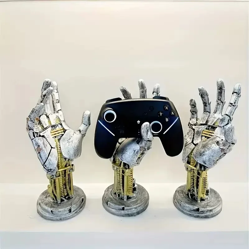 

Cyberpunk robotic arm desktop stand, headphone stand, jewelry display stand, decorative crafts for home decoration and storage.