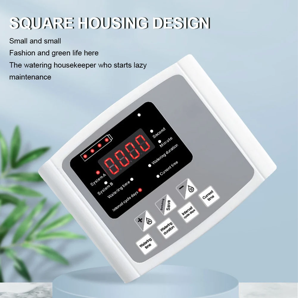 Home Garden Automatic Drip Irrigation Kit Solar Powered Self Watering System Programmable Timer Setting for Indoor Potted Plants