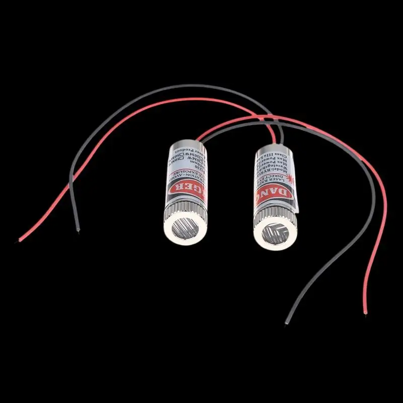 1/2/3pcs Laser Pointer Diode 650nm 5mW Laser Diode Head Red Point / Line / Cross Laser Module 5V Pointer Sight Copper Head