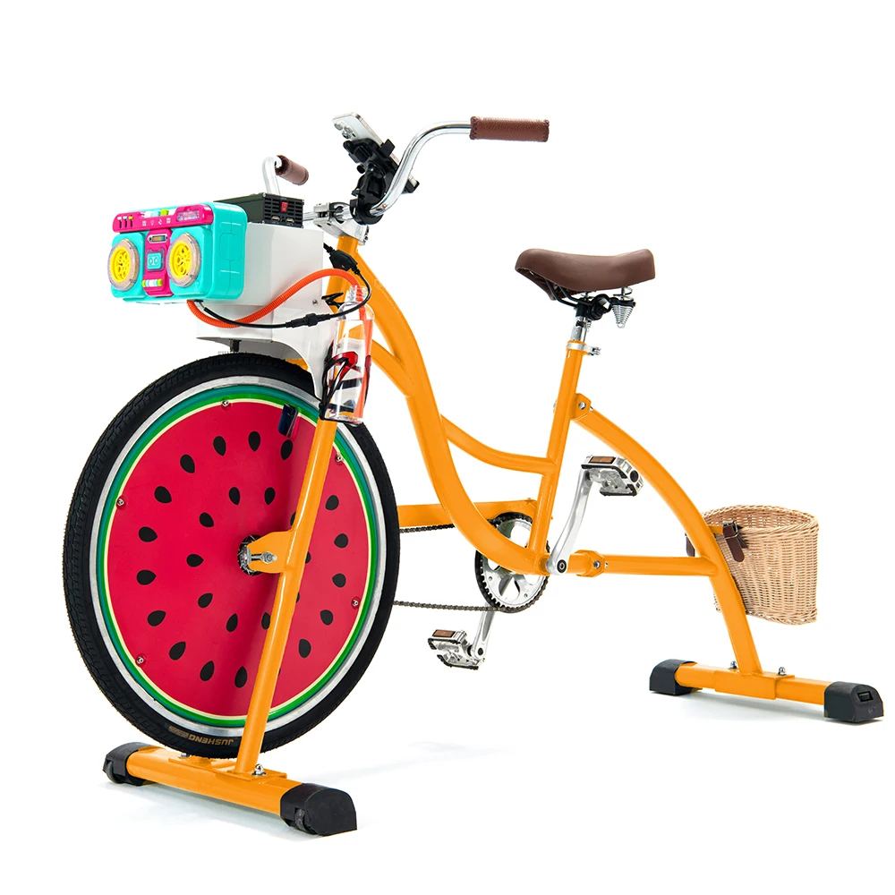 2024 New model bubble machines beach cruiser bike commercial other amusement park rides cycles for party