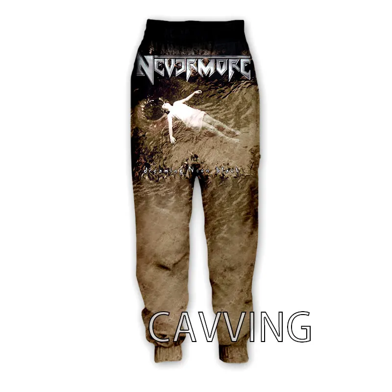 

CAVVING 3D Printed Nevermore Metal Band Casual Pants Sports Sweatpants Sweatpants Jogging Pants Trousers for Women/men