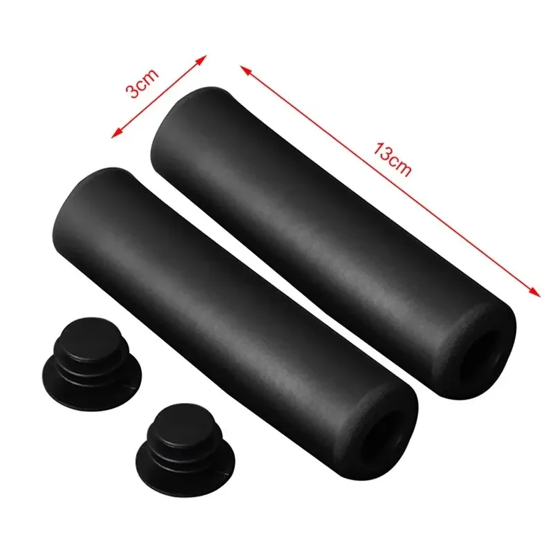 1Pair Silicone Cycling Bicycle Grips Outdoor MTB Mountain Bike Handlebar