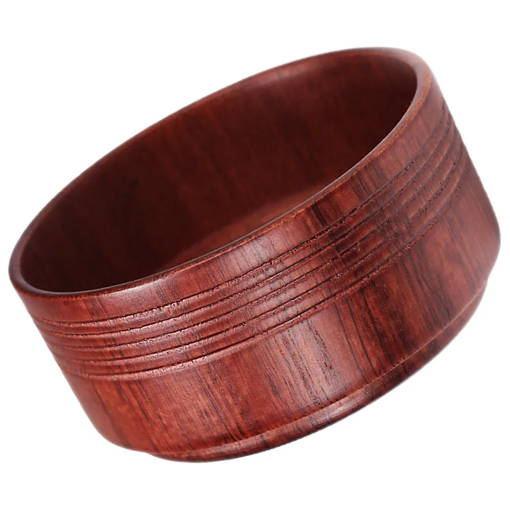 Houten scheerkom Draagbare heren scheerbenodigdheden Ergonomisch ontwerp Ruim interieur Duurzaam constructie-scheergereedschap