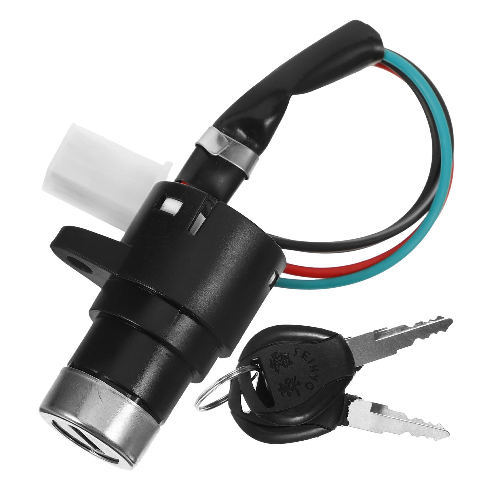 

Universal Motorcycle Ignition Switch Replacement Keyed Start Scooter Atv Parts Compatible With Dy90 Durable Easy Installation