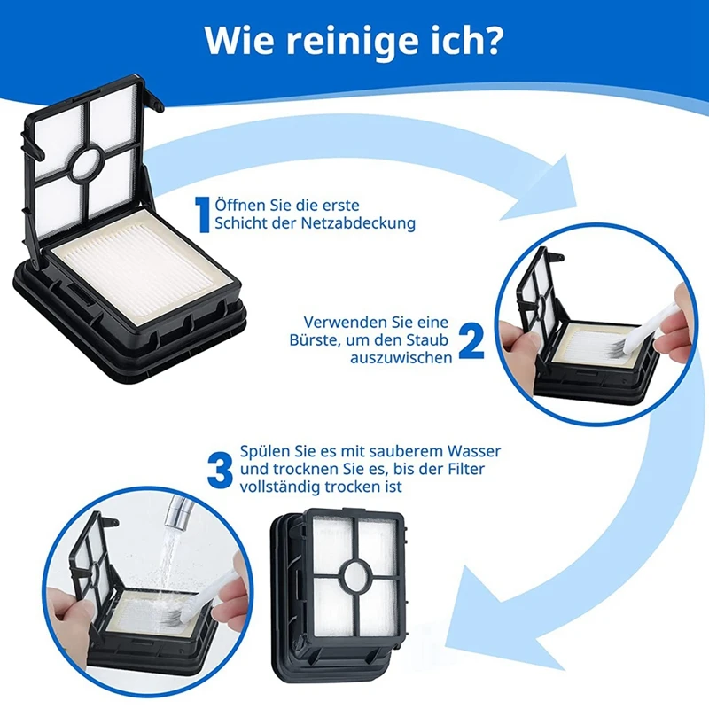 Аксессуары для фильтров, совместимые с Bissell Crosswave 17132,2225N, 2582N,Series, 1866