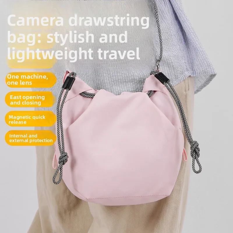 

Beam Mouth Pouch for Camera Lens - Soft Neoprene Liner Pouch Anti-Shock Lightweight for SLR Mirrorless Cameras