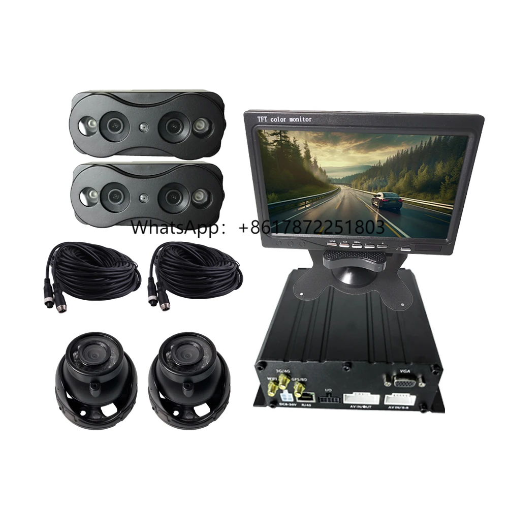 

8CH 1080P MDVR 4G GPS WiFi Car DVR 2 Cameras Mdvr Kit With Passenger Counter