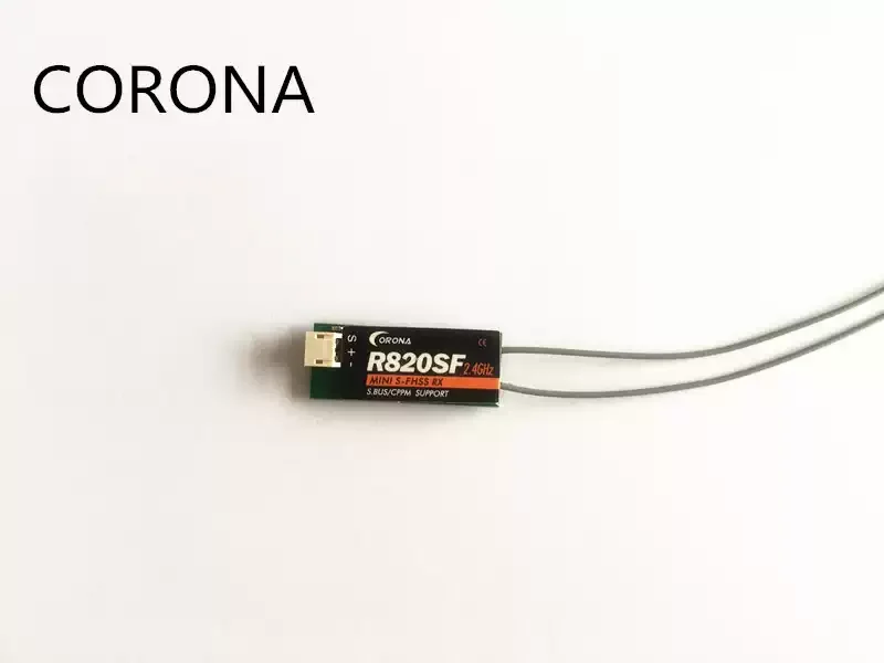 Corona R820SF Micro 2.4GHz Receiver S-FHSS FHSS S.BUS Compatible for RC FPV Multicopter Drone