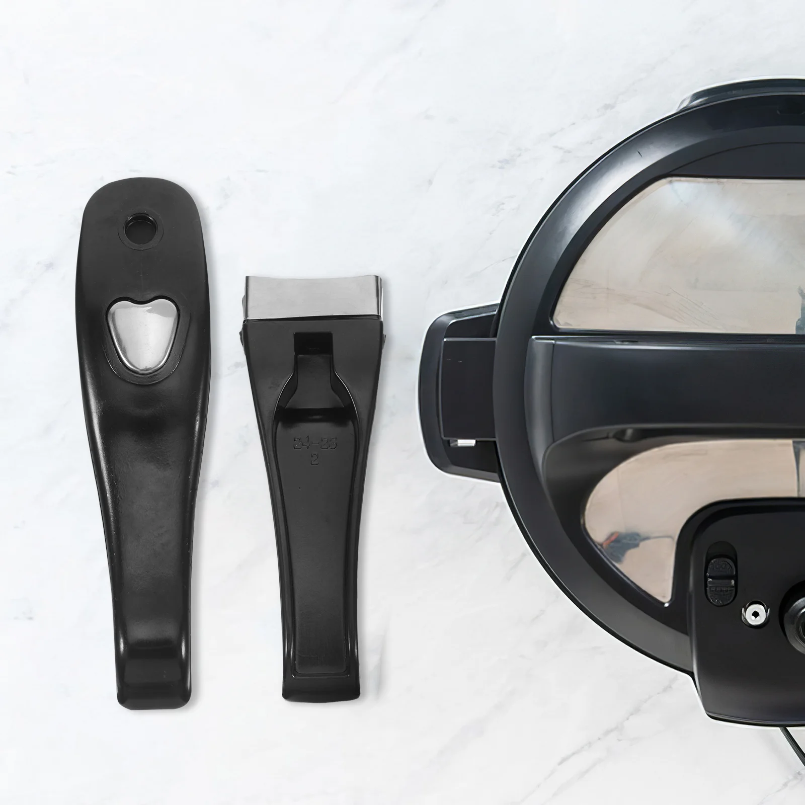 

1Pair Pressure Cooker Accessories Replacement Handle Detachable Pot Handles for Easy Installation Anti Scalding Grip