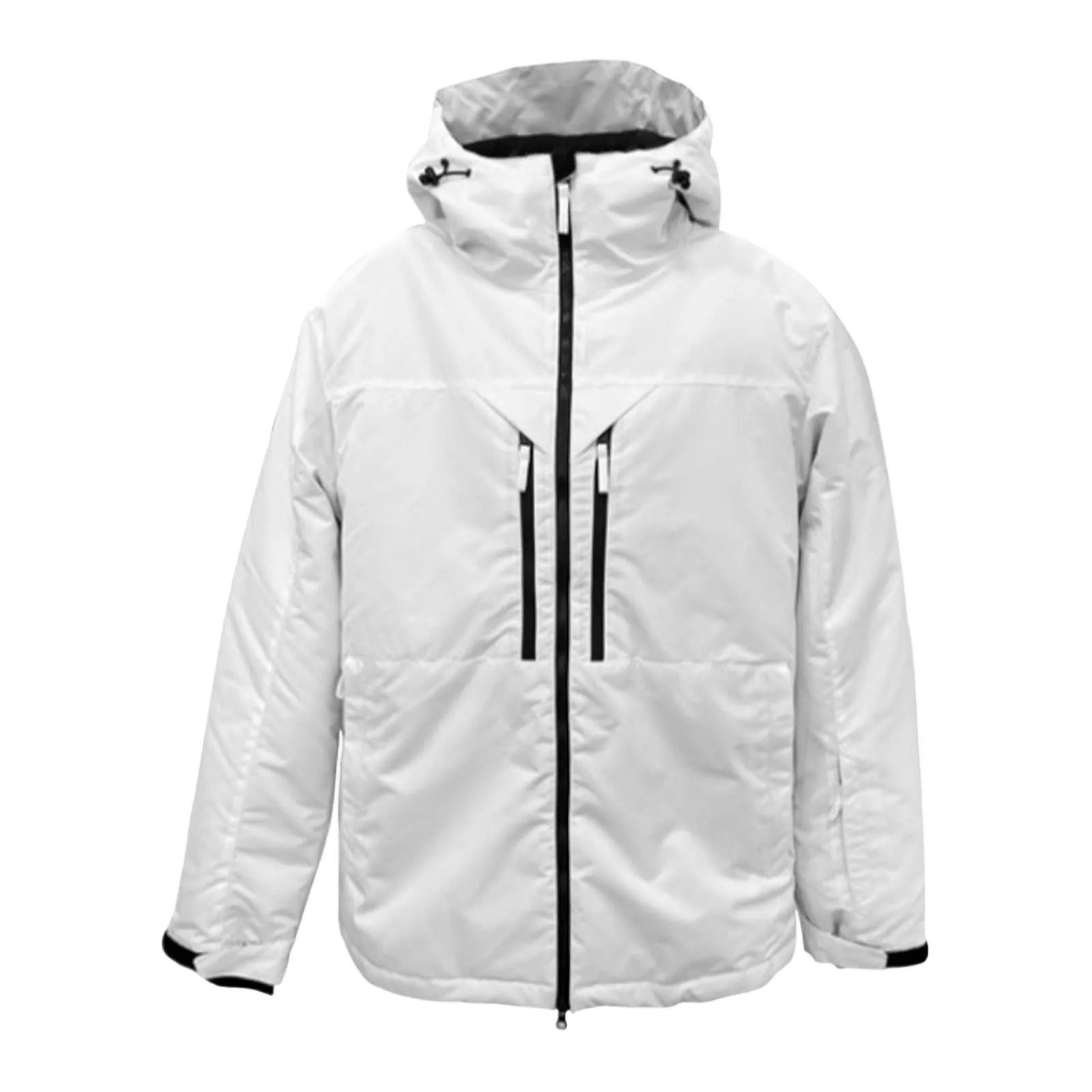 Men's Ski Jacket Men's Snowboard Jacket Warm Snow Jacket Winter Hooded Mountaineering Jacket Casual Windproof Hip Hop