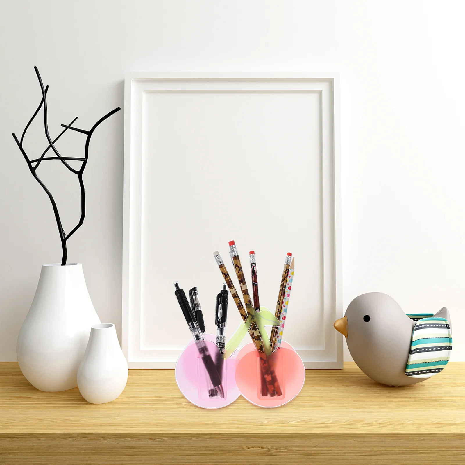 

1Pcs Nice Pattern Box Table Ornament Long Term Use Modern Fashionable Practical Desktop Small Vase Shop Decoration