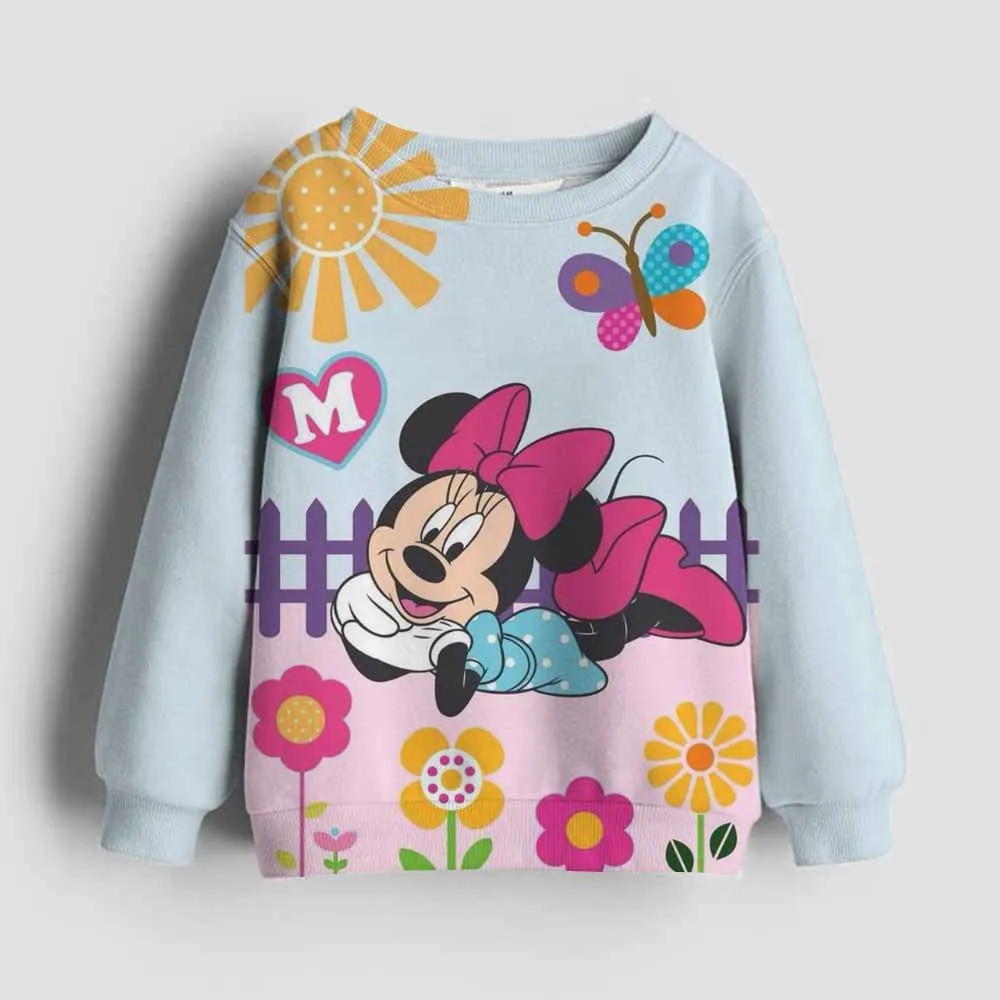 Bluza Disney Mickey Mouse, modna odzież dziecięca na co dzień, nowa jesienna odzież, chłopięca i dziewczęca kreskówka z długim rękawem