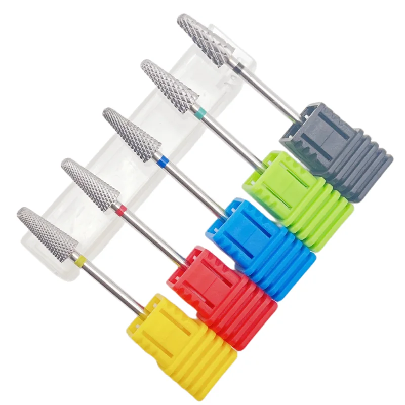 ดอกสว่านเล็บทังสเตน 1 ชิ้น คุณภาพพรีเมียม คาร์ไบด์ สำหรับตะไบเล็บอย่างมีประสิทธิภาพ เครื่องมือทำเล็บและตกแต่งเล็บ