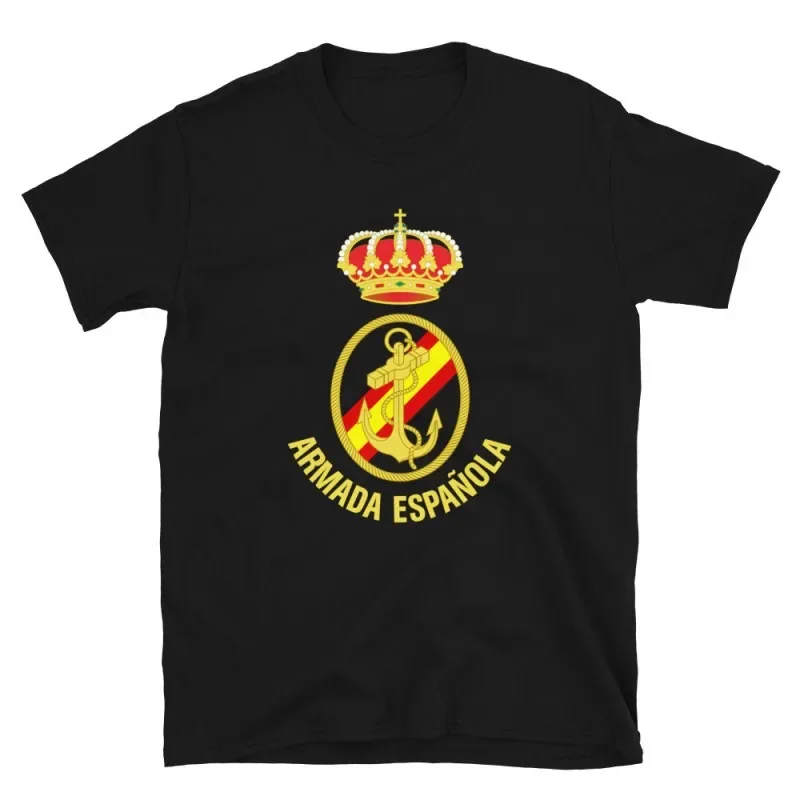 Armada Española Spanish navies Army Marines Men T-Shirt Short Sleeve Casual Cotton O-Neck Shirts