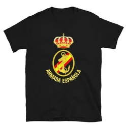 Armada Española Spanish navies Army Marines Men T-Shirt Short Sleeve Casual Cotton O-Neck Shirts