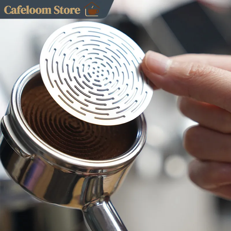 Airflow Espresso Puck Screen Stainless Steel 51mm/53mm/58mm Filter For Portafilter Even Extraction Uniform Water Distribution