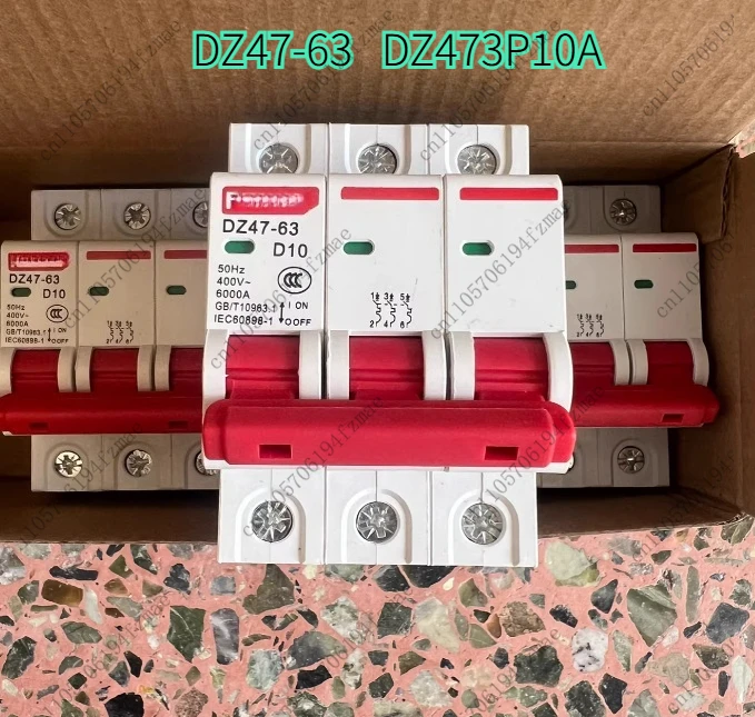 4pcs  DZ47-63   DZ473P10A Brand New Miniature Circuit Breaker