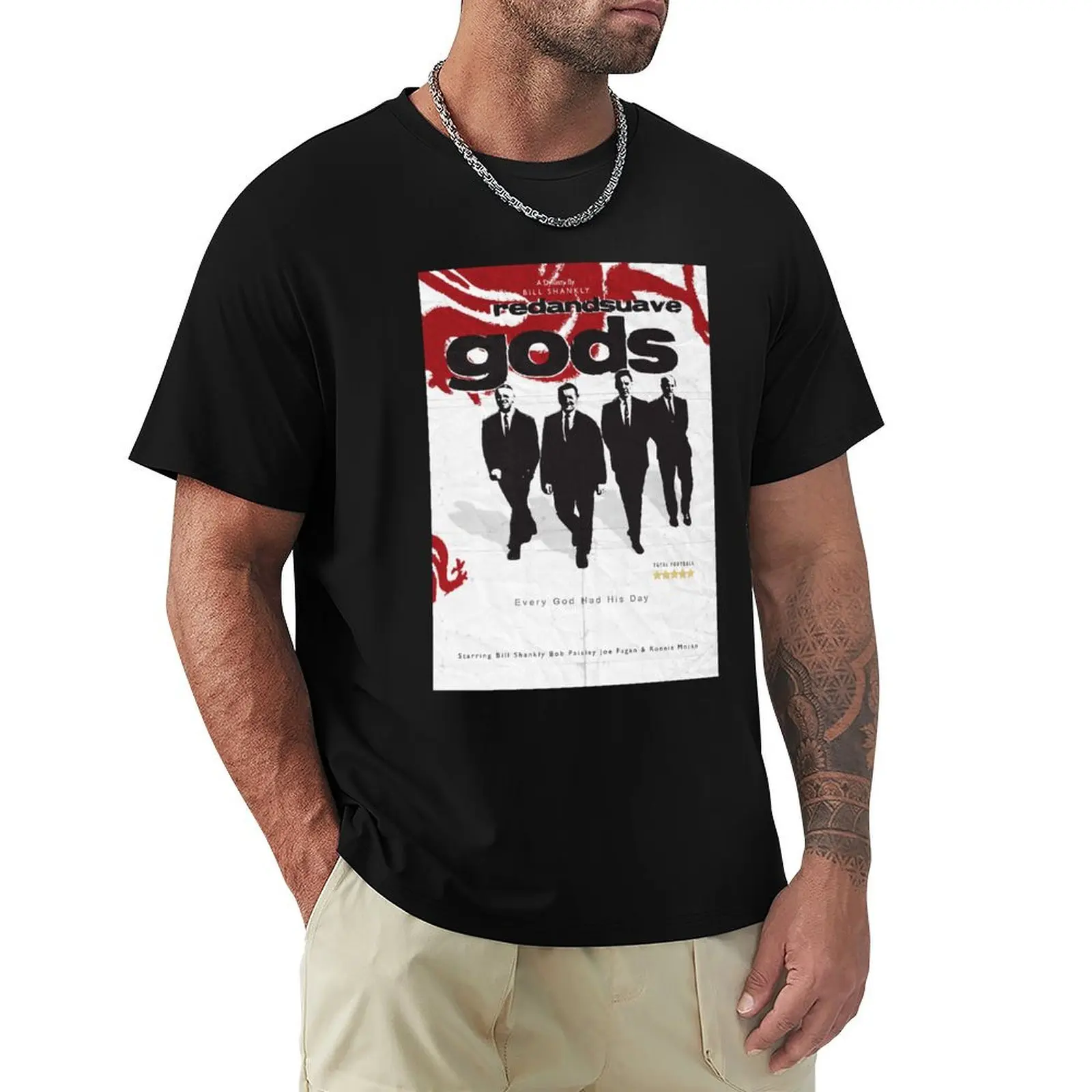 Red and Suave Gods- Bill Shankly, Bob Paisley, Joe Fagan & Ronnie Moran T-Shirt Sun Block Outdoor T-Shirt