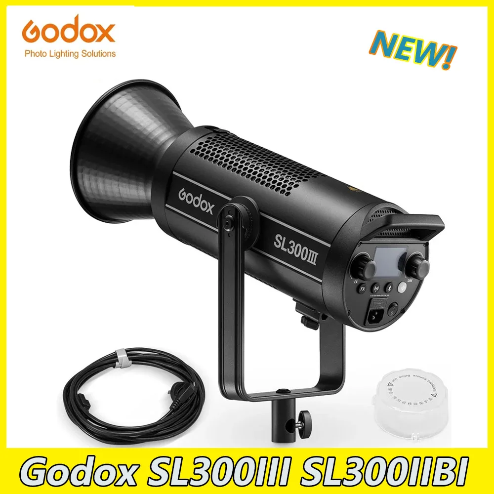 

Godox SL150III/SL200III/SL200IIIBi/SL300III/SL300IIIBi LED Video Light Bowens Mount Wireless X System for Video Recording