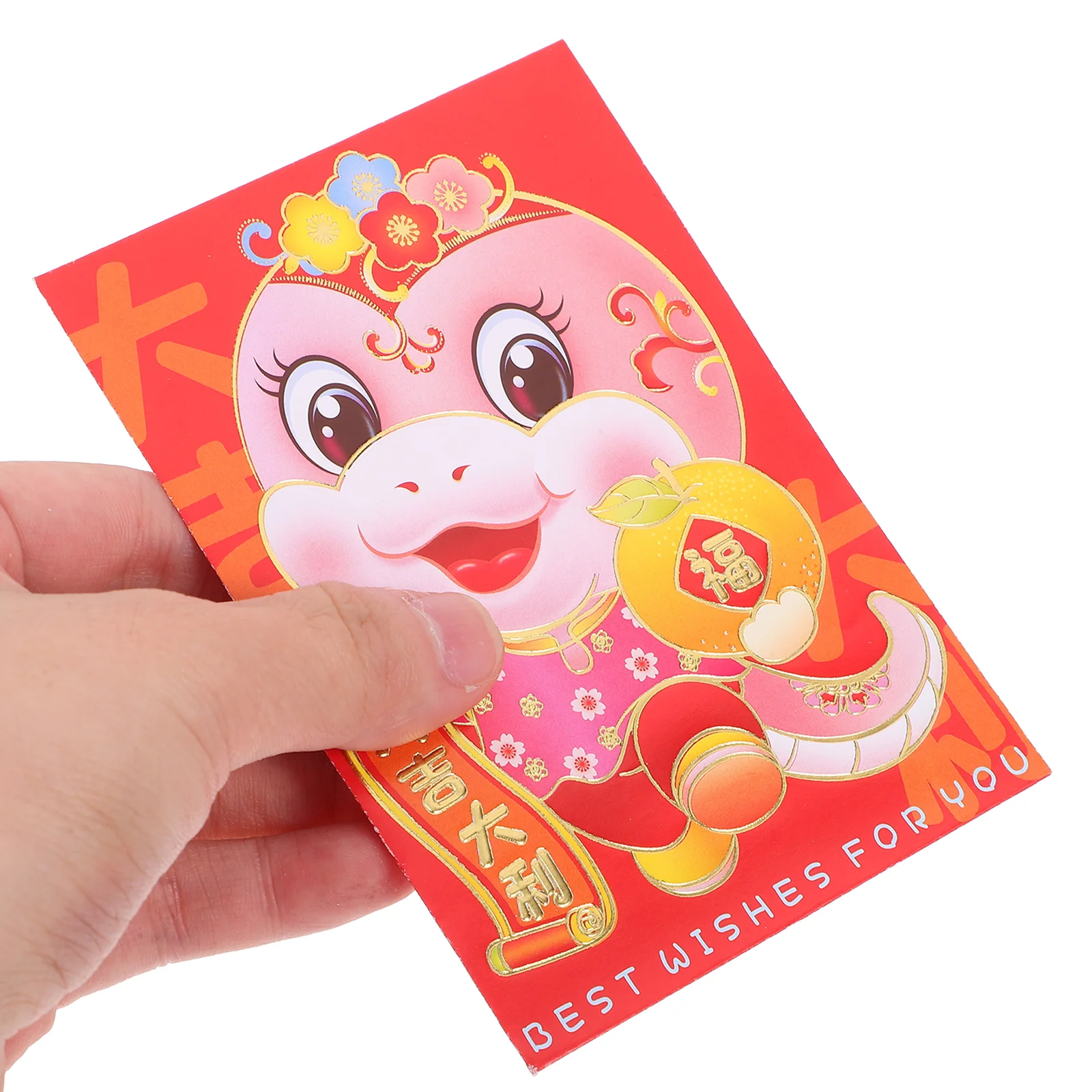 36 Pcs Three-dimensional Year of The Snake Red Envelope Paper Chinese New Packets