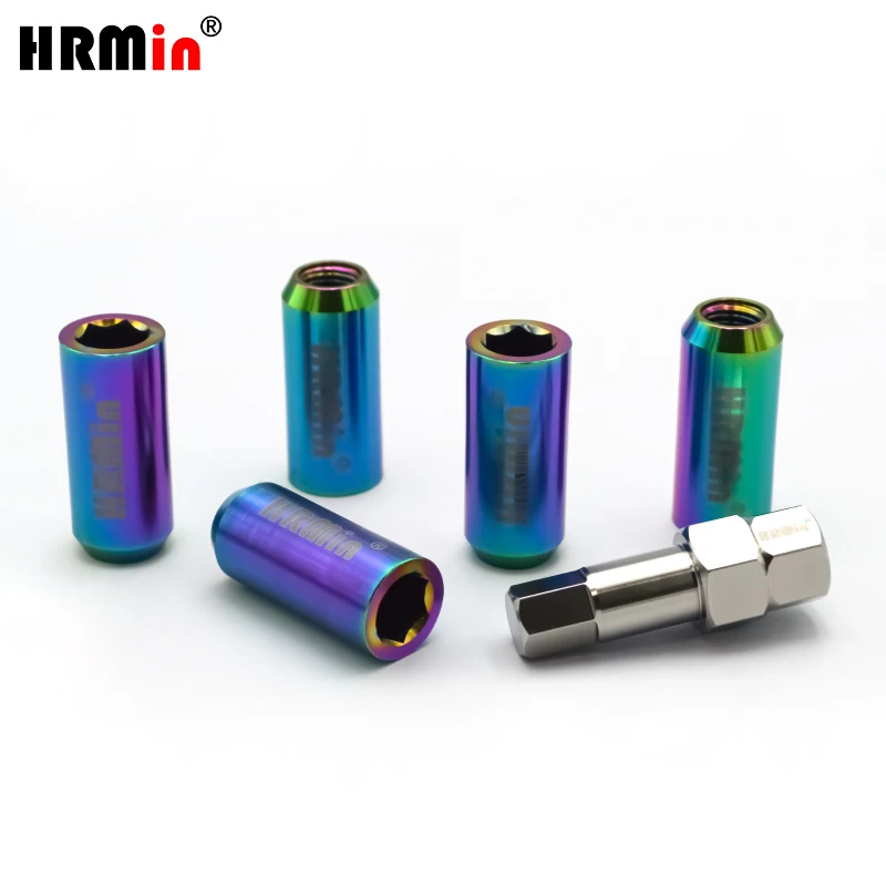 Hex Socket Gr.5 Titanium Automobile Vehicle Car Lug Nut M12x1.25mm for Nissan Subaru Suzuki
