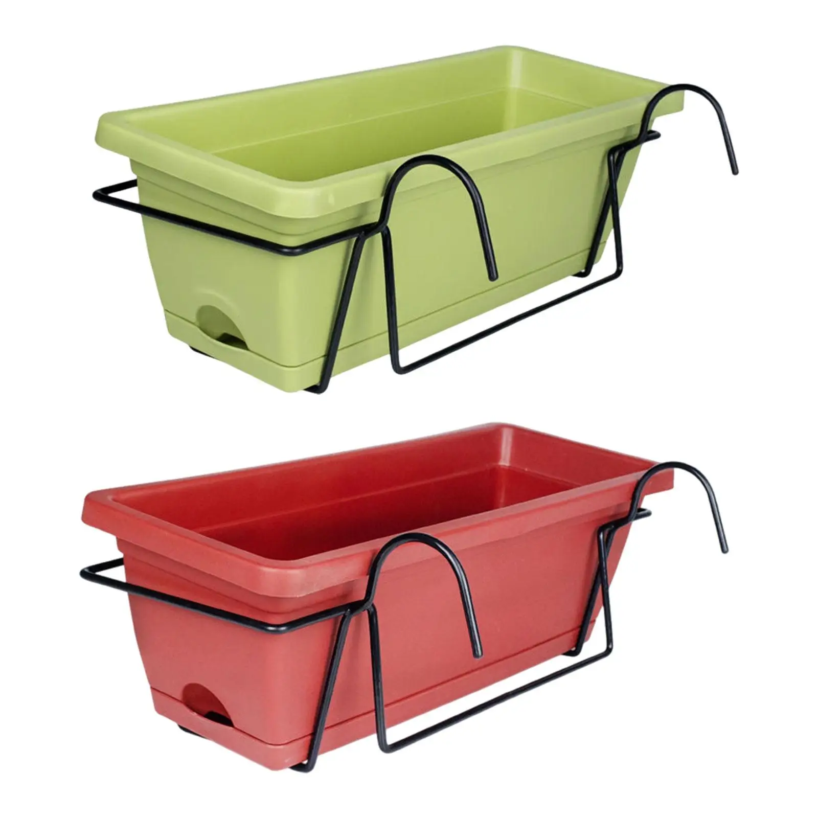 Balcony Railing Hanging Planter Plant Basket for Windowsill Porch Farmhouse