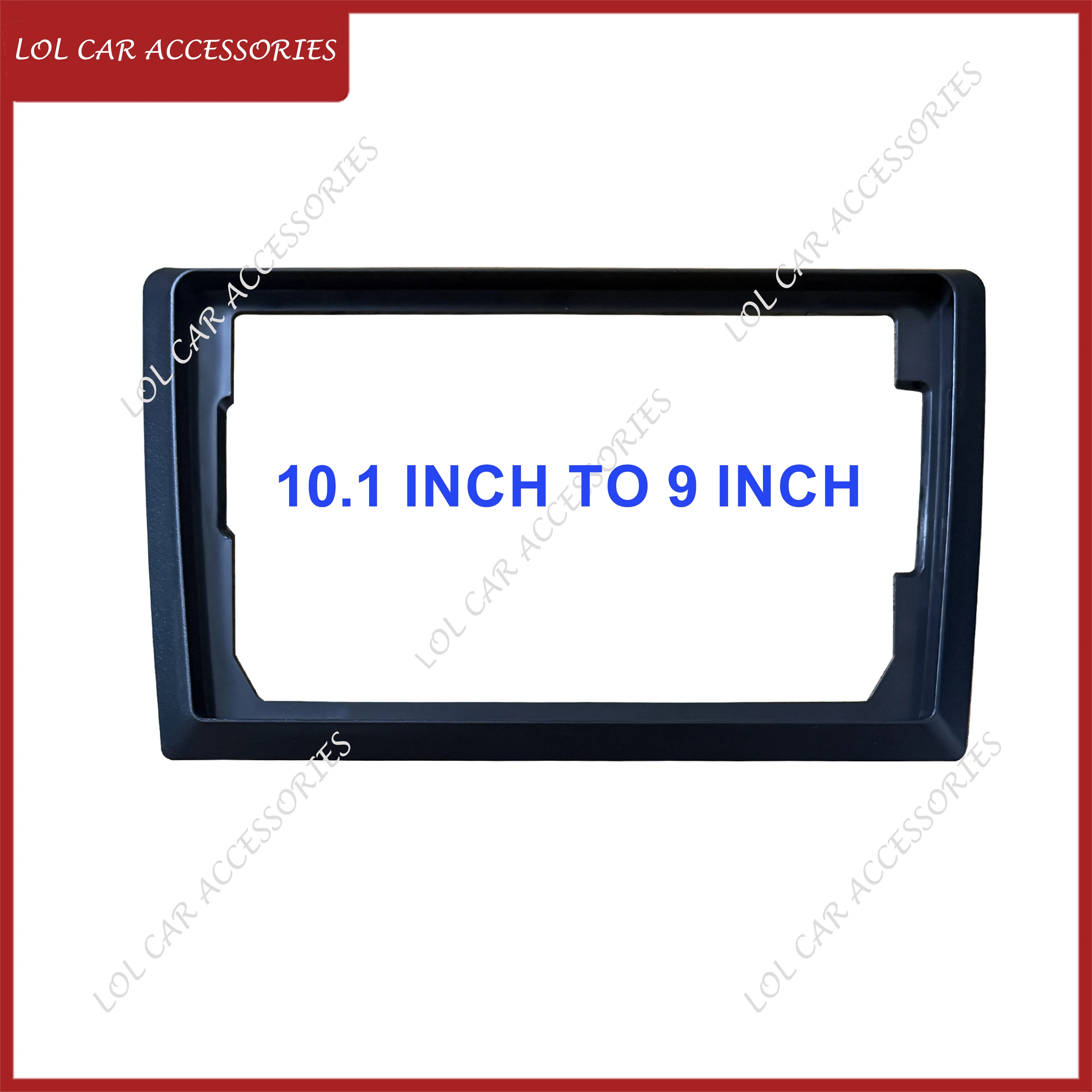 10,1 Zoll bis 9 Zoll / 9 Zoll bis 7 Zoll Universal-Adapterrahmen Autoradio Stereo Android GPS MP5-Player Transparente Folie – Detail 3