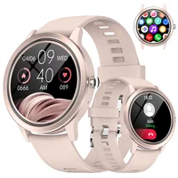 LIGE para Xiaomi Android moda mujer reloj inteligente 360*360 pantalla HD ritmo cardíaco reloj con esfera personalizada Bluetooth llamada relojes inteligentes nuevo