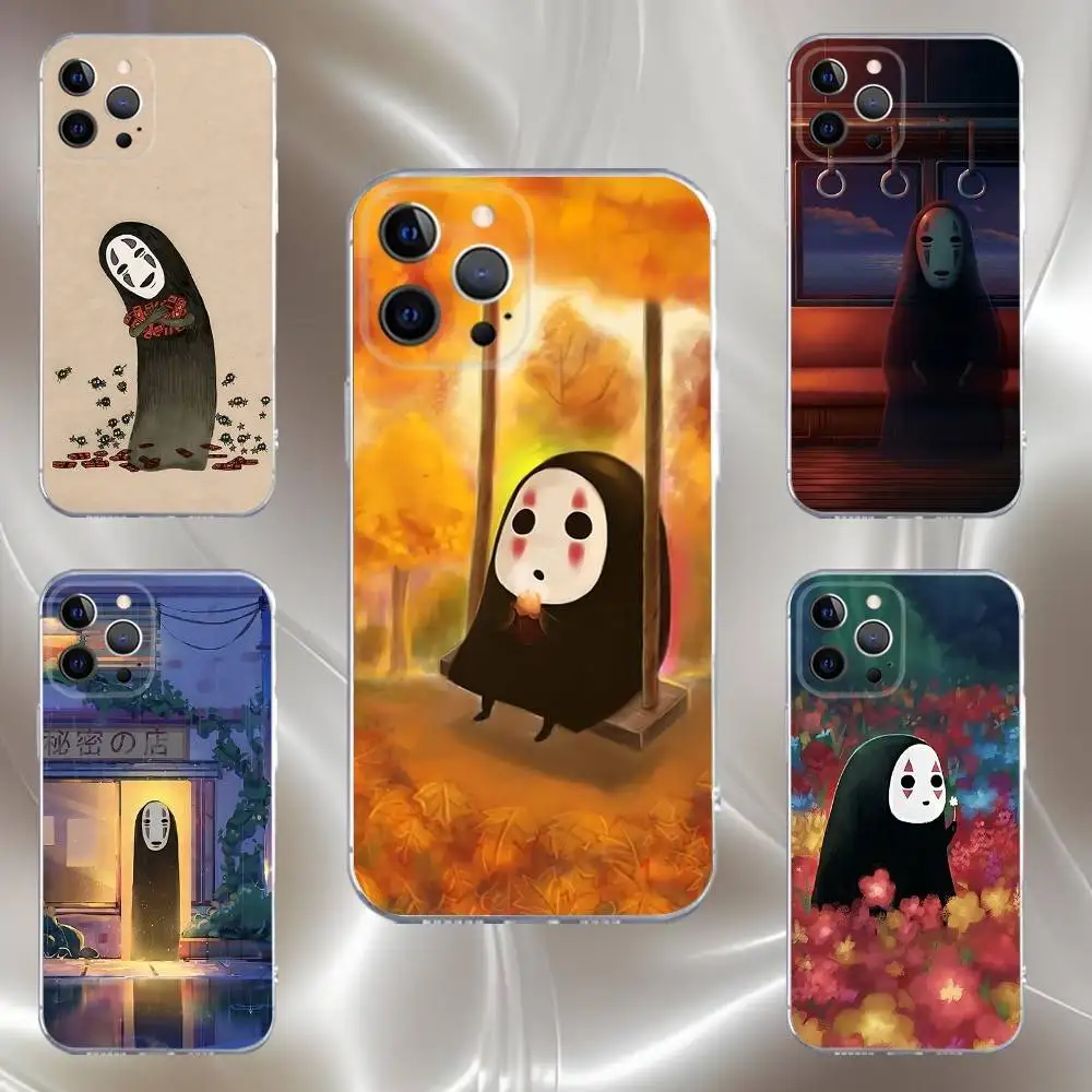 

Cartoon H-Hayao M-Miyazaki Phone Case For iPhone 16,15,14,13,12,11 Pro,Max,Plus,X,XS,XR,SE,Mini Transparent Silicone Soft