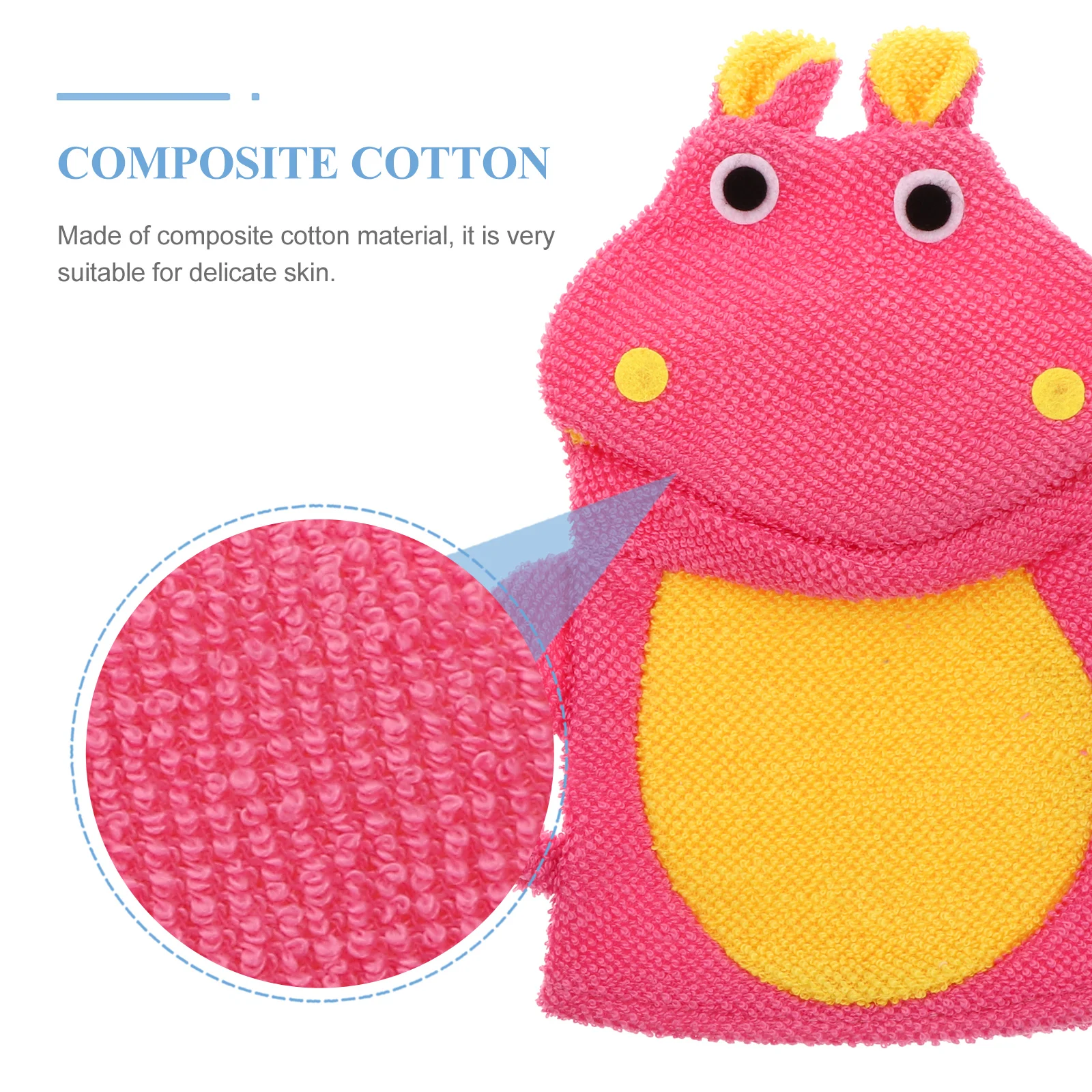 

3pcs Baby Mitt Scrub Gloves for Kids Washcloths Dual Purpose Sponges Cartoon Design Shower Brush Sponge Toddler Bath Brush Kids