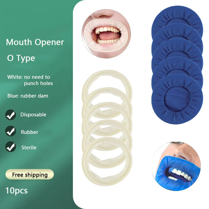 

Dental Disposable Rubber Sterile Mouth Opener Oral Cheek Expander Retractor Rubber Retractor Rubber Barrier Dentistry