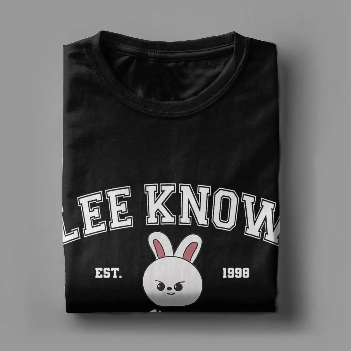 Awesome Lee Know 1998 Kpop T-Shirt for Men Crewneck Pure Cotton T Shirt Short Sleeve Tees Birthday Present Clothing