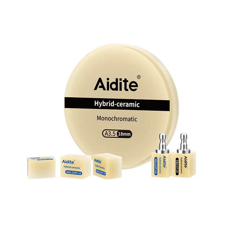 

AIDITE Hot Sale HT A2 18-14-12mm Monolayer Composite Cerec PMMA Blocks