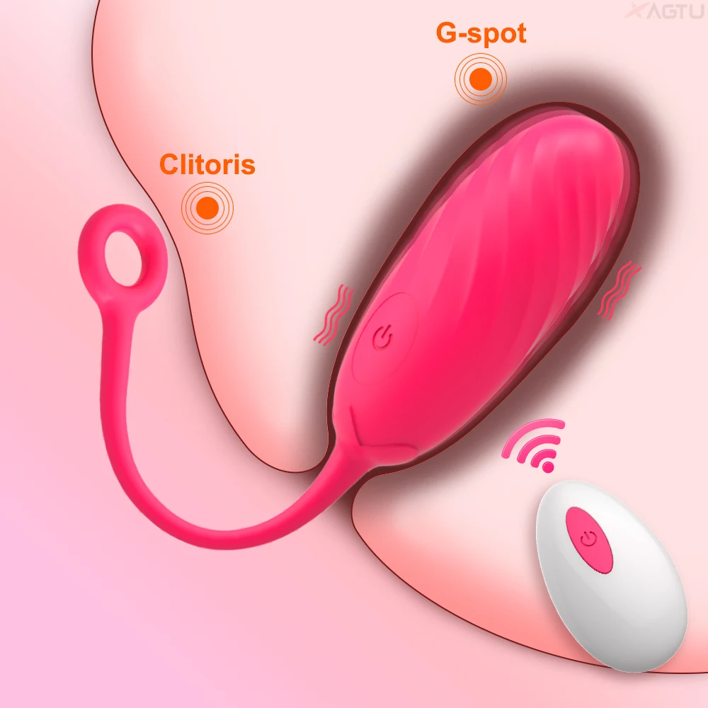 Powerful G Spot Vibrators for Women Remote Control Vaginal Balls Clitoris Stimulator Vibrating Love Egg Sex Toys for Adults