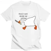 Funny Knife Duck Meme T‑Shirt