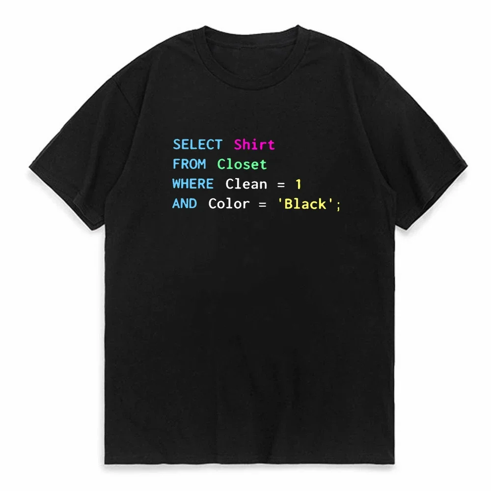 Linux Operating System Tux Penguin TShirt For Men SQL Programmers 100% Cotton T Shirt Personalize Gift Clothes OutdoorWear
