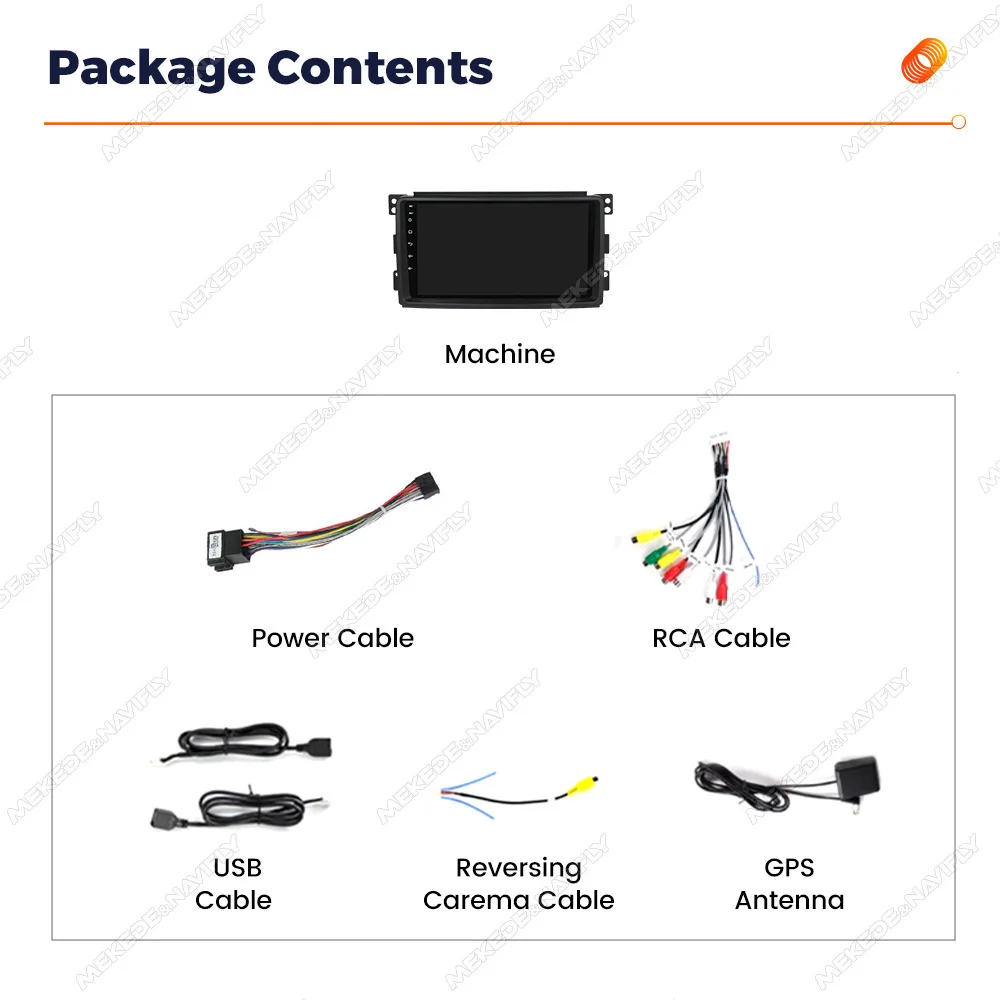 نظام راديو السيارة الذكي Android 14 لسيارة Mercedes Benz Smart Fortwo 451 2005-2015 راديو السيارة GPS والملاحة 2 Din الوسائط المتعددة