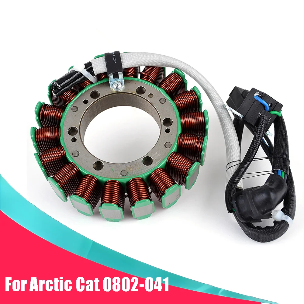 Stator Coil For Arctic Cat ATV 700 GT H1 EFI Limited Prowler TRV Prowler Mudpro Thundercat 550 1000 XT TBX700 0802-041
