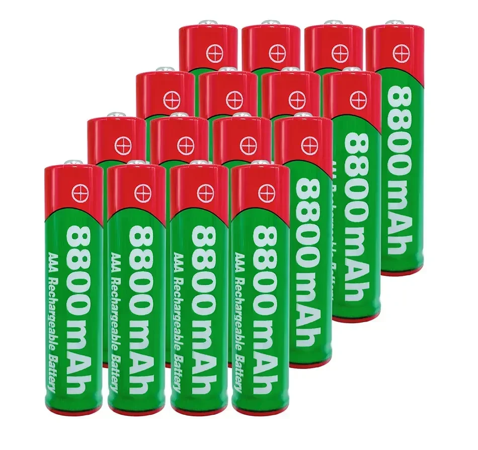 AAA Battery 1.5V Rechargeable AAA Battery 8800mAh AAA 1.5V New Alkaline Rechargeable Battery for Led Light Toy MP3 Long Life